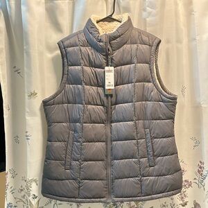 32 Degrees Gray Quilted Vest